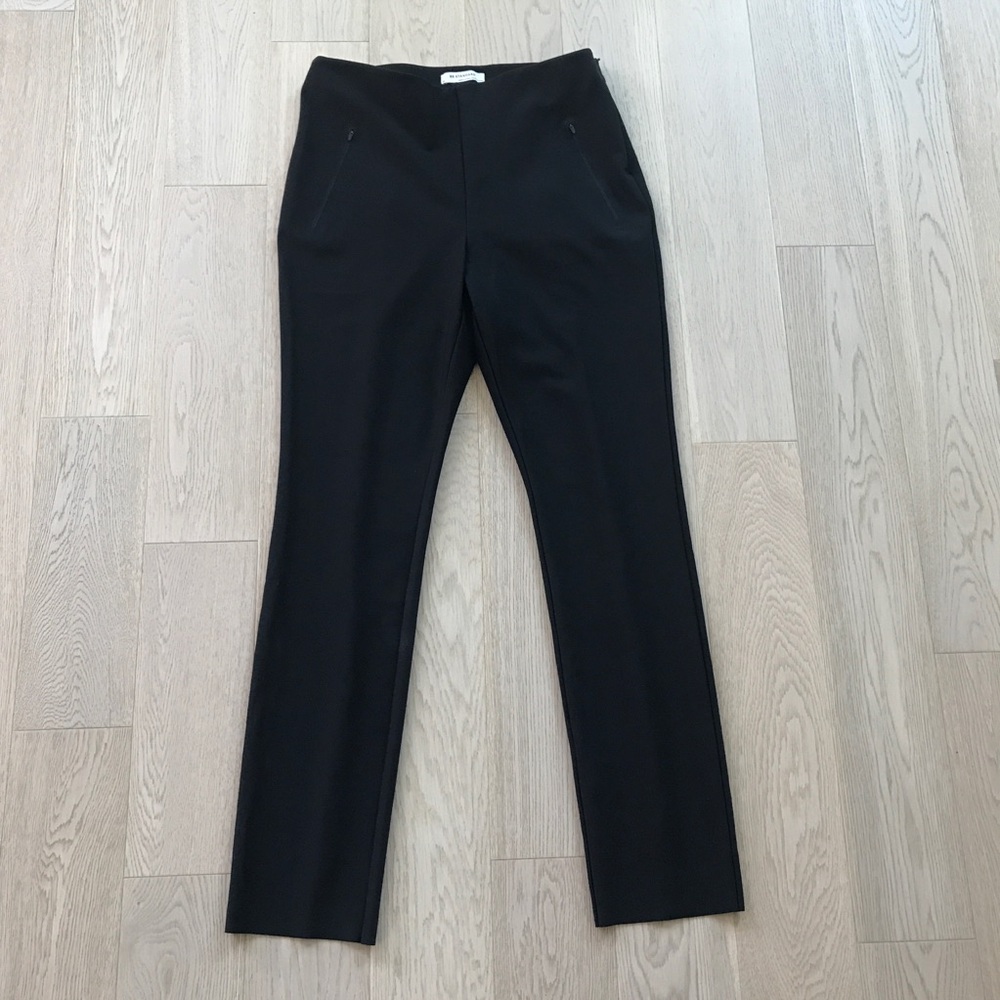 BNWT Banana Republic Black Slim Fit Stretch Trousers/Pants - 10L (Large)